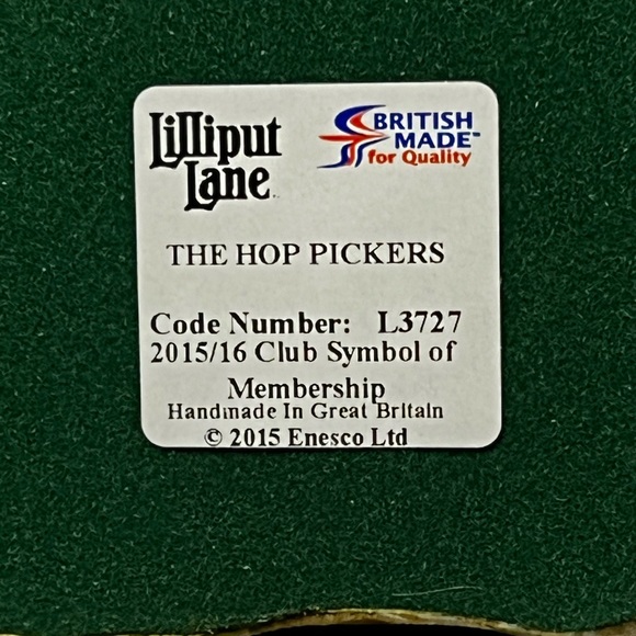 Lilliput Lane | The Hop Pickers | Club Symbol of Membership - Picture 9 of 16